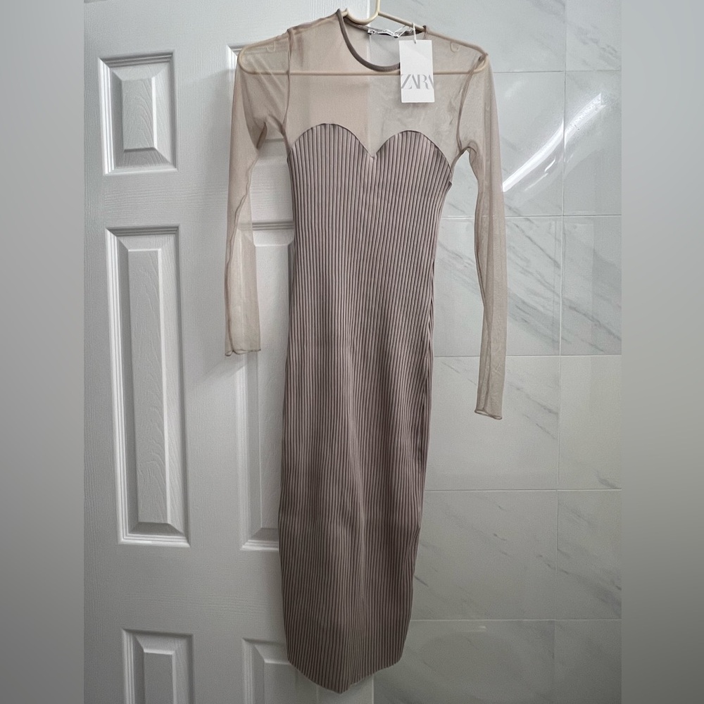 NEW zara midi dress